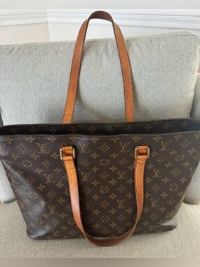 Louis Vuitton Monogram Bag with Natural Vachetta Leather Trim
